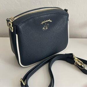 Pokemon Center Osaka Japan  Pikachu Navy Blue Crossbody Bag